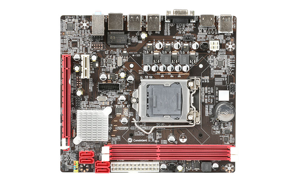 CONSISTENT MOTHERBOARD (H61 D3) DDR3 (FOR INTEL 2ND 3RD GEN) WITH